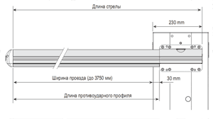 Шлагбаум GARD 3750 - Установка шлагбаума