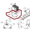 119RIBX021 — кронштейн крепления трансформатора BX-241